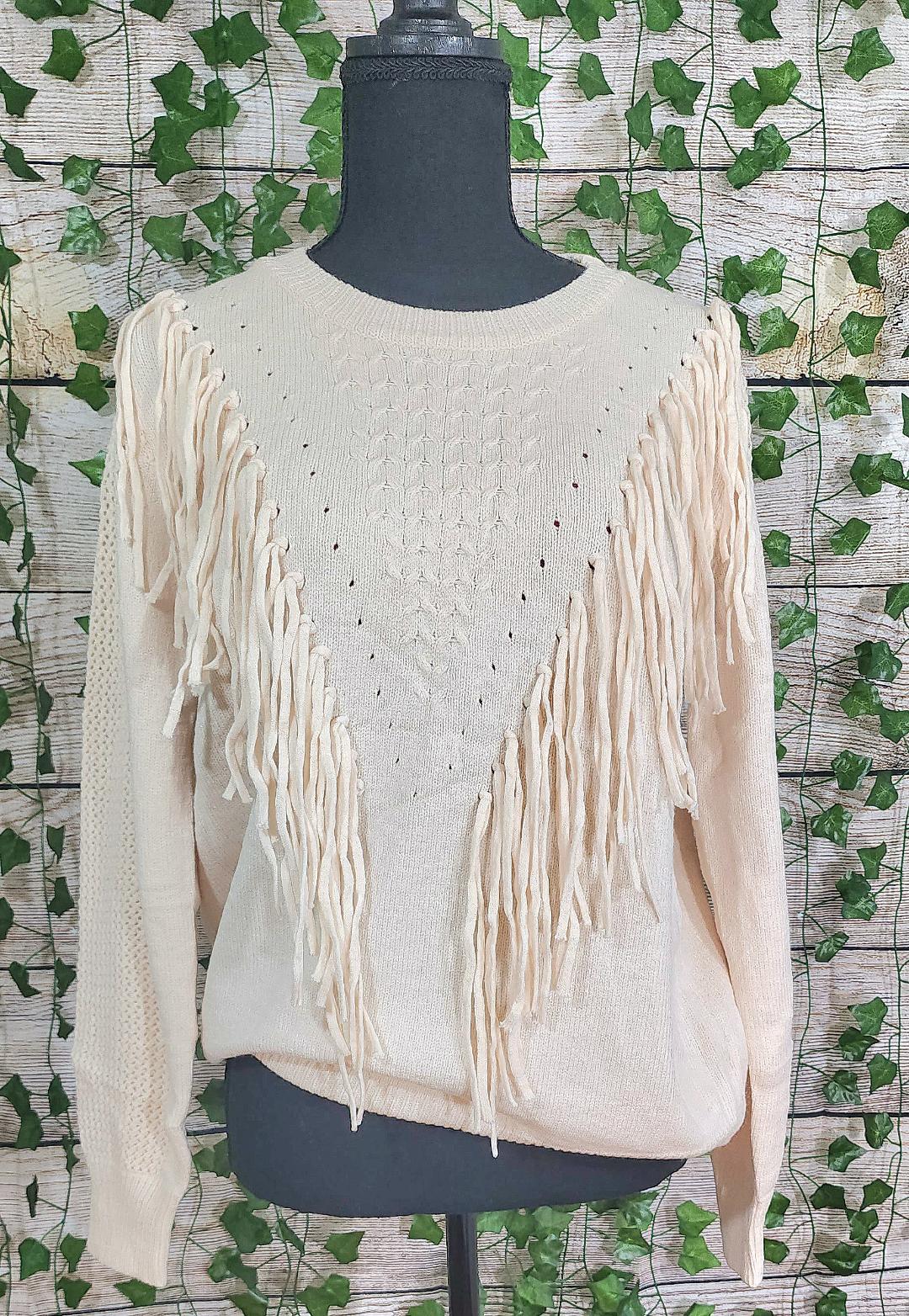 Tassle Knit Sweater